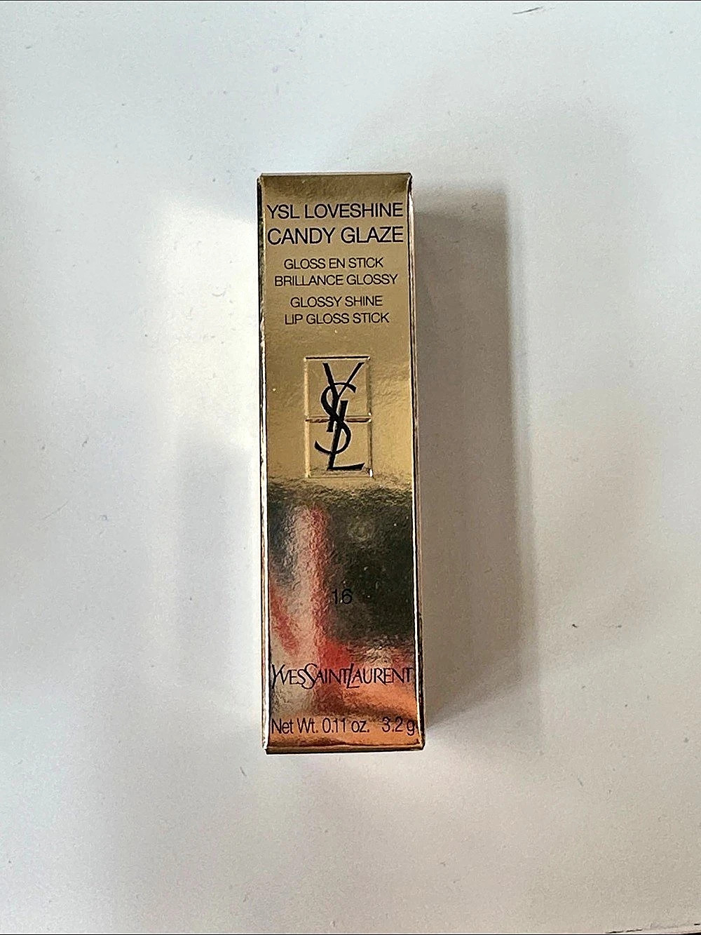 Yves Saint Laurent Loveshine Candy Glaze Lip Gloss Stick - Shade 16 Watermelon